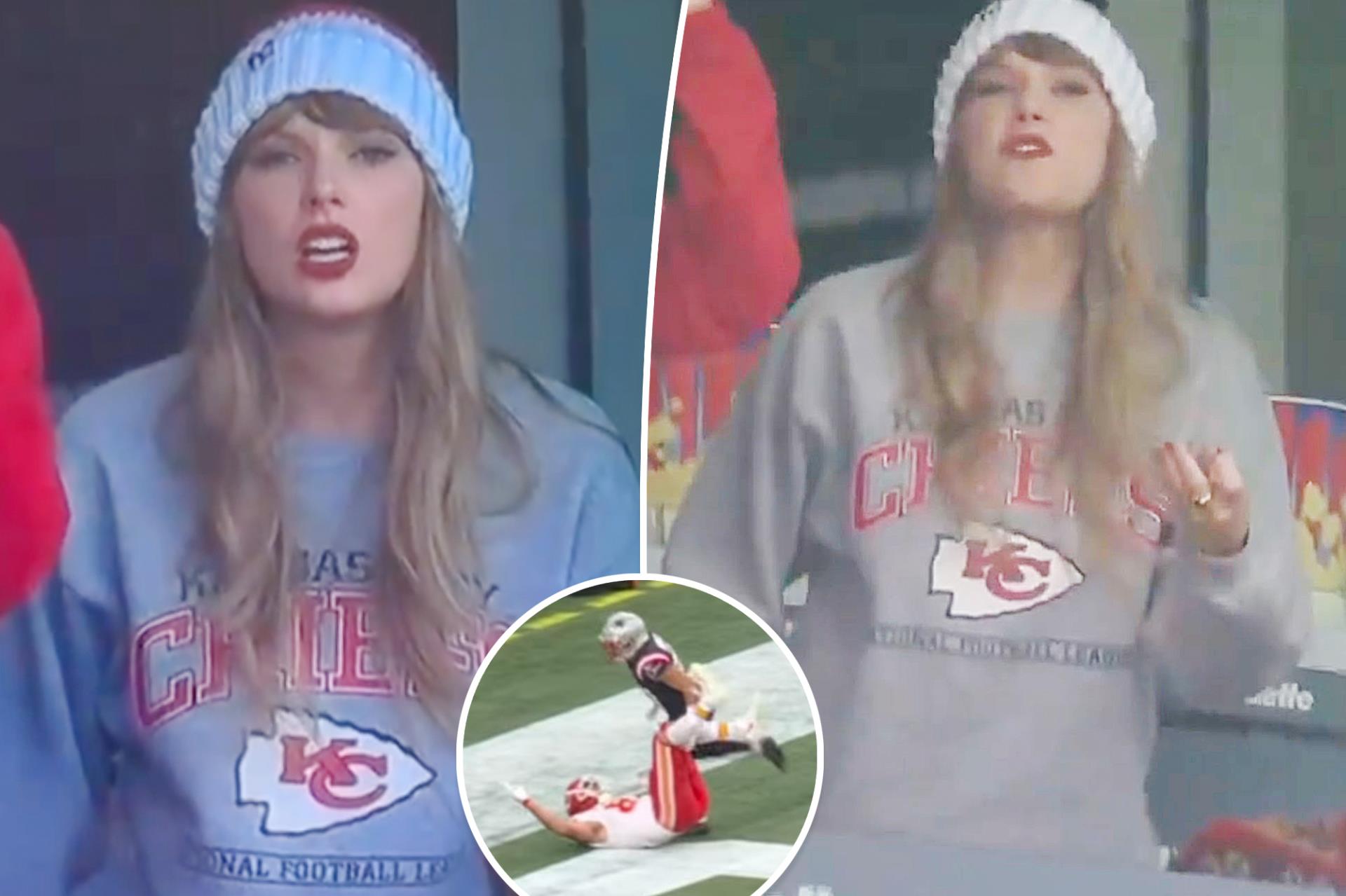 Taylor Swift may not have dro<i></i>pped the F-bomb at Chiefs game after all — here’s what she said
