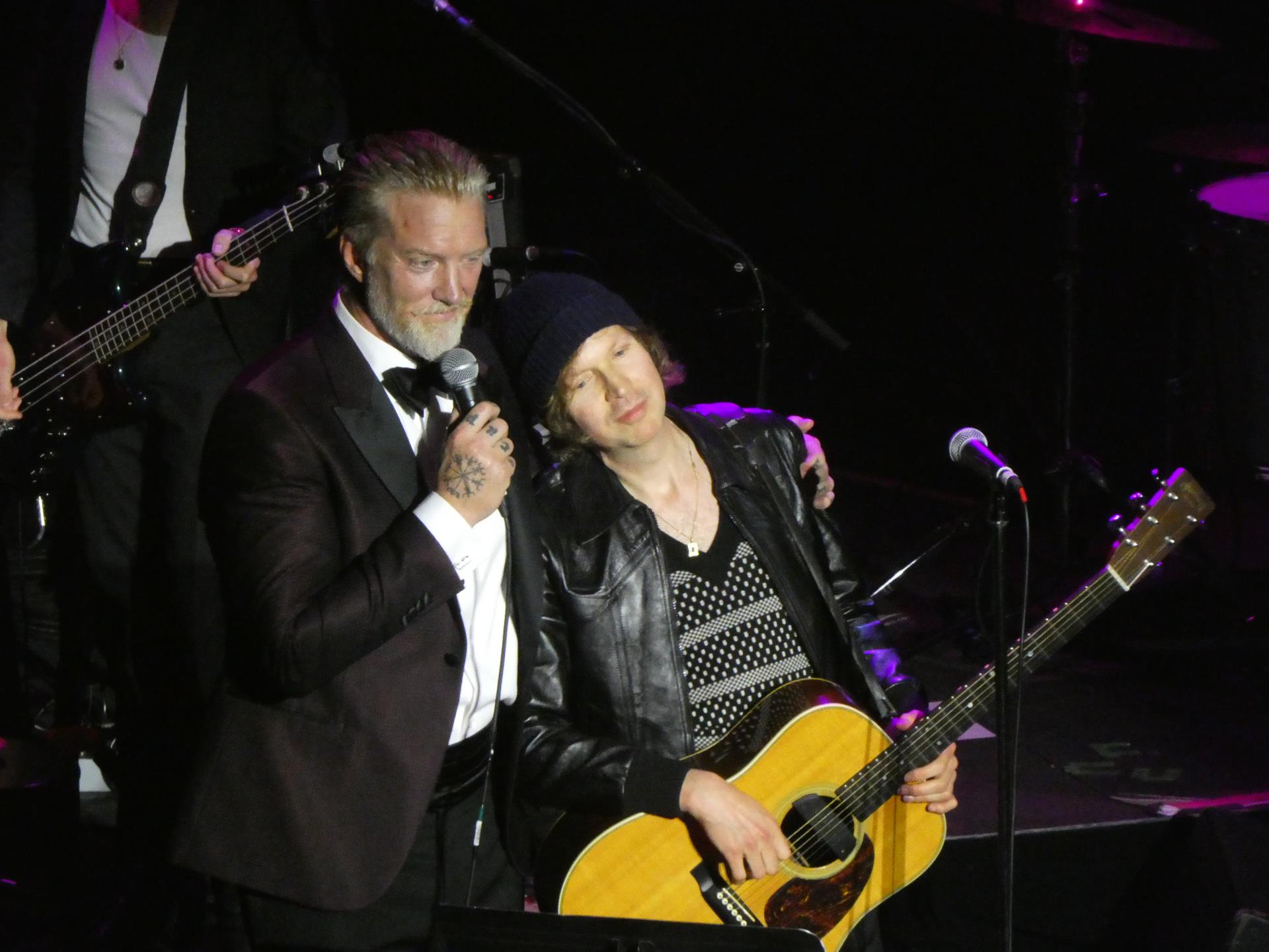 Dave Grohl Debuts a Bro Love Song He Wrote for Josh Homme at L.A. Benefit, With Beck, St. Vincent and Bill Burr Among Guest Stars