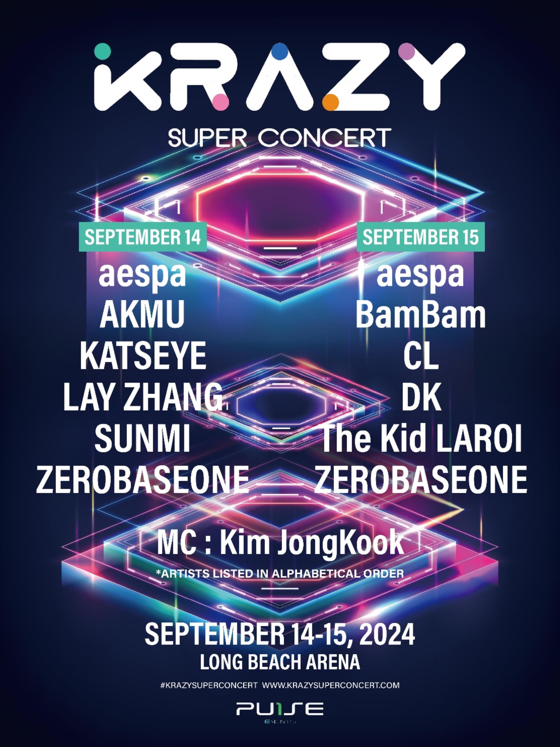 The Kid Laroi, Aespa, CL to Perform at Krazy Super Co<i></i>ncert in Long Beach