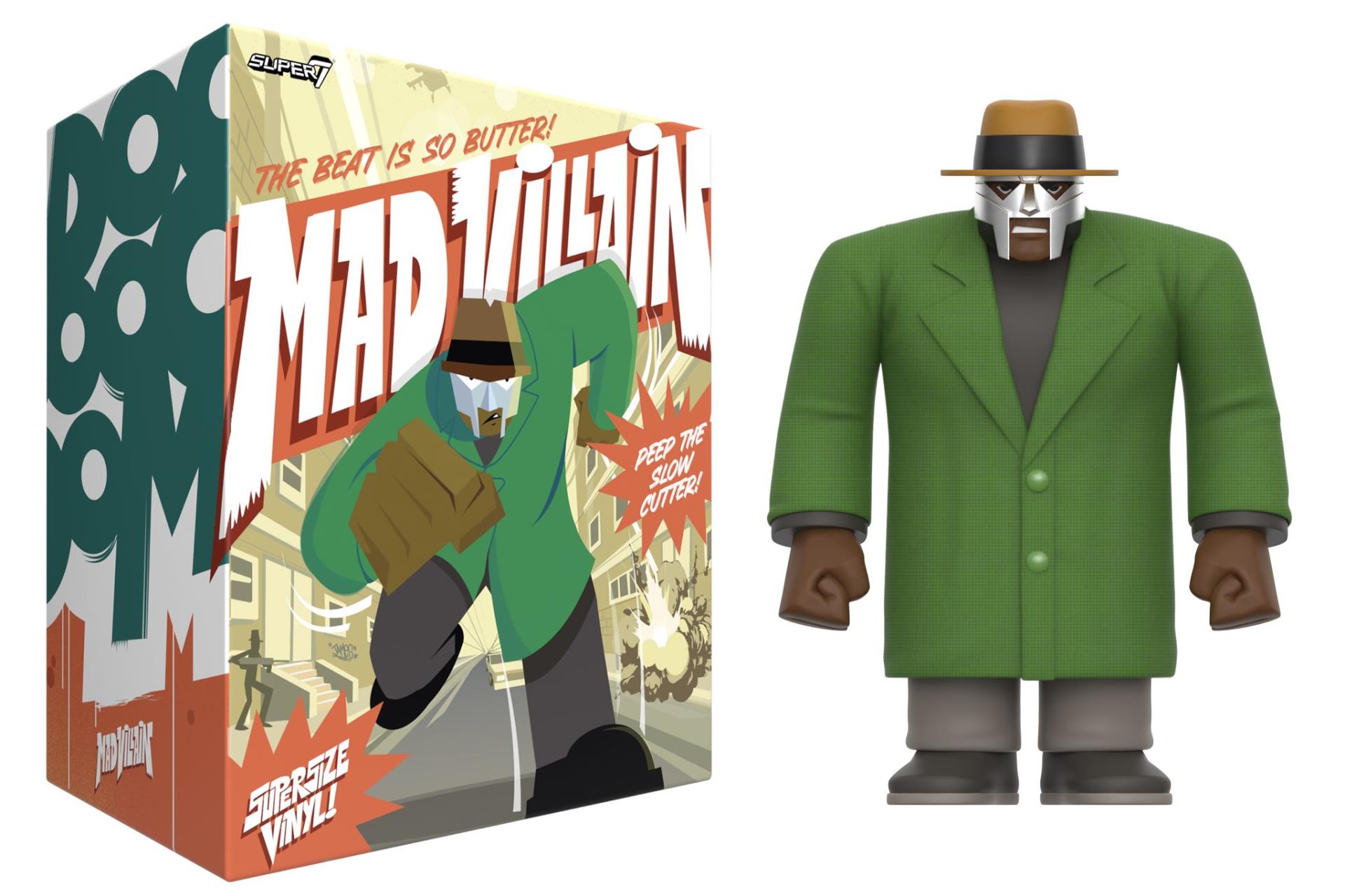 Super7 to Commemorate MF Doom and Madlib’s ‘Madvillainy’ With ‘All Caps’ Video-Inspired Action Figure